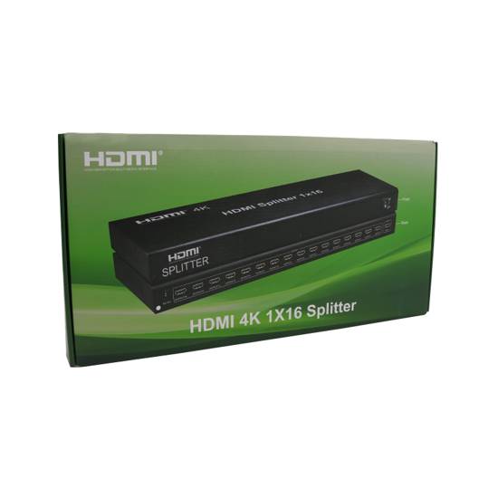 Adapter HDMI razdelnik (splitter) 1 na 16 (4Kx2K)