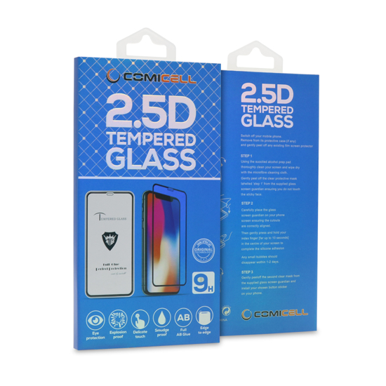 Folija za zaštitu ekrana GLASS 2.5D za Xiaomi Poco X3 NFC crna