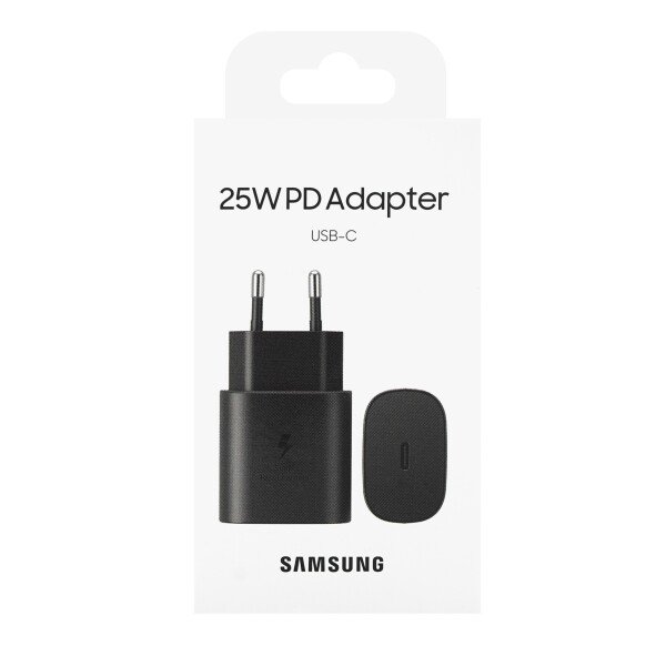 Samsung 25W Super Fast Charging USB-C Watt Charger Black