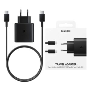 Samsung USB-C Super Fast Travel (45W wtih 1m Type-C to Type-C 5A Cable) black