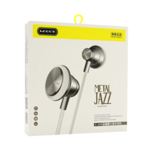 Slušalice LCCCY C-106 Metal Jazz 3.5mm bijele