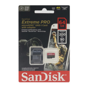 SanDisk SDXC 64GB Micro Extreme Pro 200MB/s A2 C10 V30 UHS-I sa Adapterom