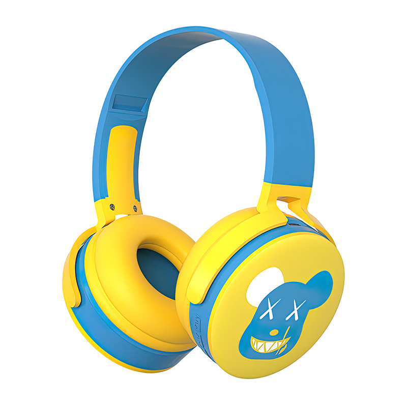 Slušalice Bluetooth DR-53 žuto/plave