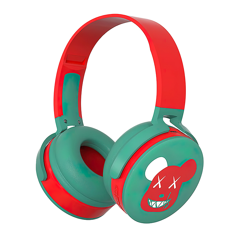 Slušalice Bluetooth DR-53 zeleno/crvene