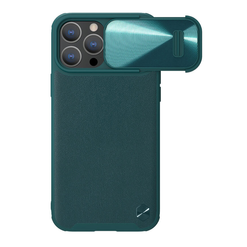 Futrola Nillkin Cam Shield Leather S za iPhone 14 Pro Max (6.7) zelena