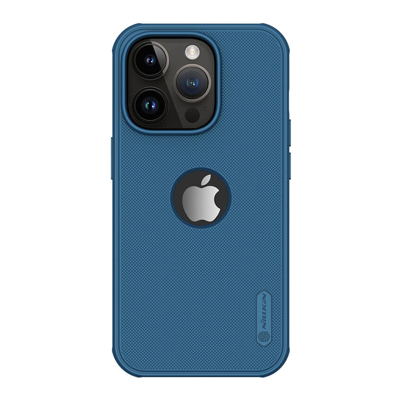 Futrola Nillkin Super Frost Pro za iPhone 14 Pro Max (6.7) plava (logo cut)