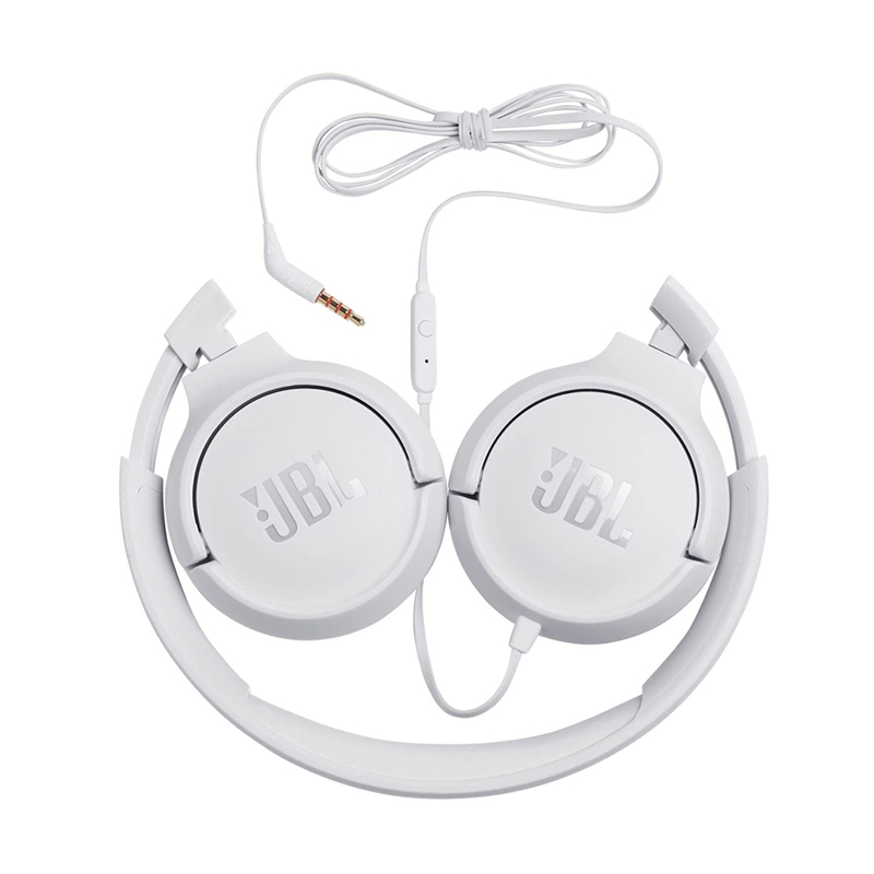 Slušalice JBL T500 Wired On-Ear bijele Full ORG (T500WHT)